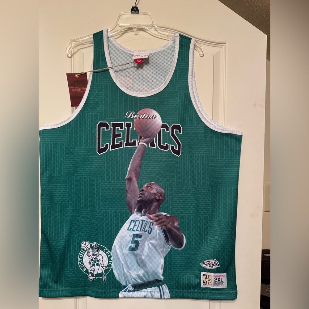 Kevin Garnett Boston Celtics 2008 NBA Finals Mitchell & Ness Jersey Size 2XL